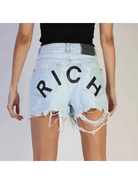 Szorty jeansowe Richmond czarne