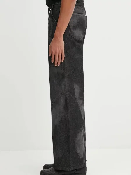 Pantaloni HELIOT EMIL Basalt Denim Laser Black L negru