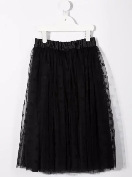 Dětské midi sukně Fendi černé