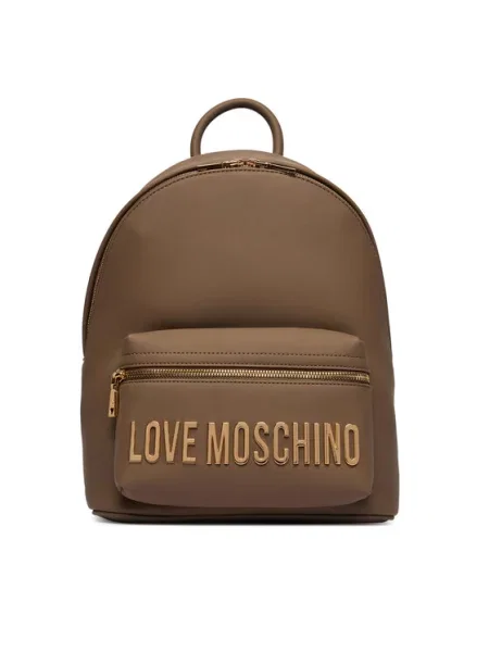 Love Moschino ruksak dámsky z imitácie kože hnedá