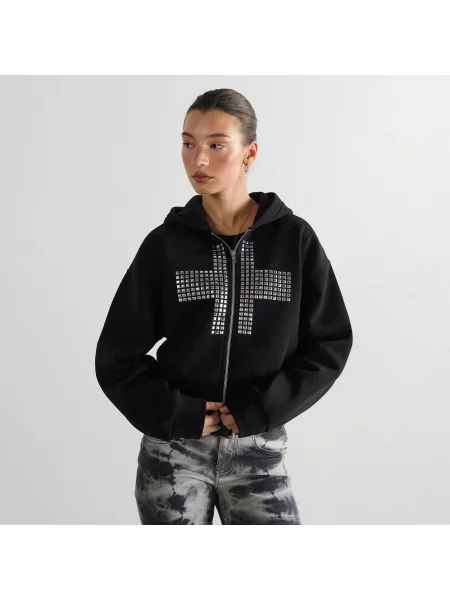 Свитшот Cropp черный