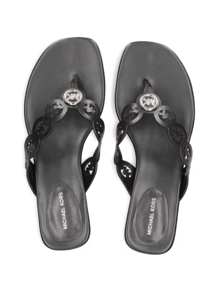 Sandale Michael Michael Kors cu autograf negru