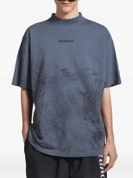 Tricou Balenciaga albastru