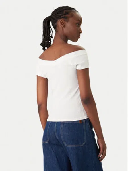 Tommy Jeans Bluza Bela bež