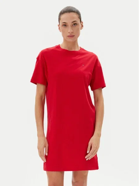 Tommy Hilfiger Cămașă de noapte roșu