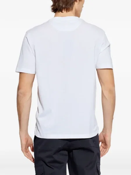Tricou Etro cu model floral cu imagine alb