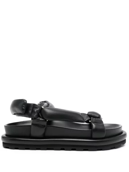 Sandale Jil Sander din piele negru