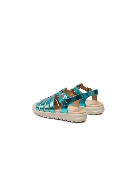 Sandály Geox zelené