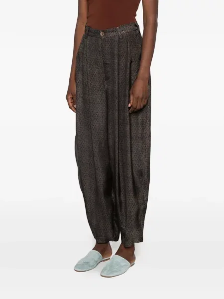Pantaloni Uma Wang maro