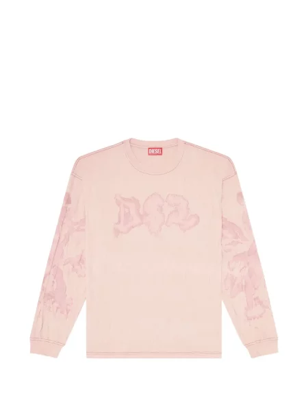 Lung tricou Diesel roz