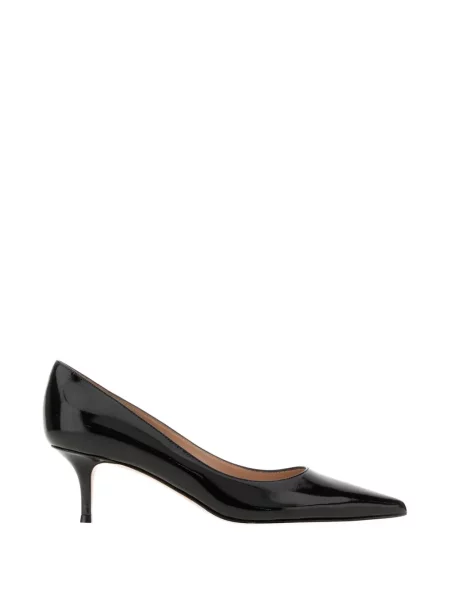 Pantofi cu toc Gianvito Rossi cu vârf ascuţit negru