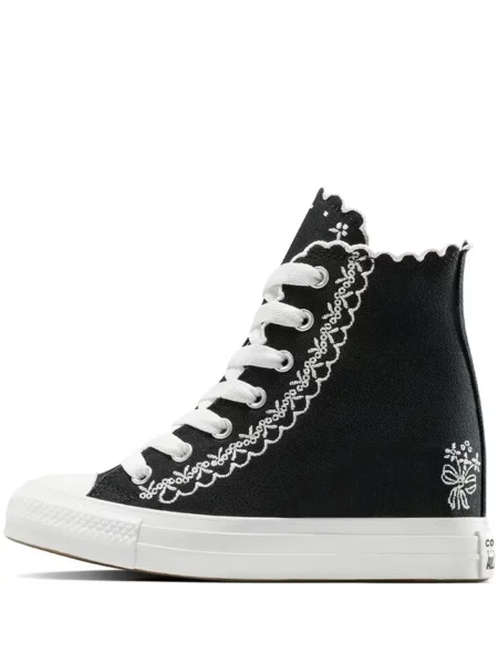 Sneakerși Converse Chuck 70 cu broderie cu platformă alergare alb