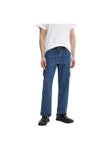 Jeansy straight leg Levi's niebieskie