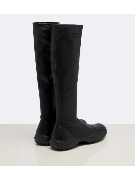 Cizme Miu Miu din piele negru