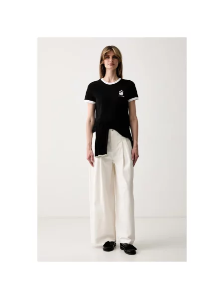 Karl Lagerfeld T-shirt IKON czarna