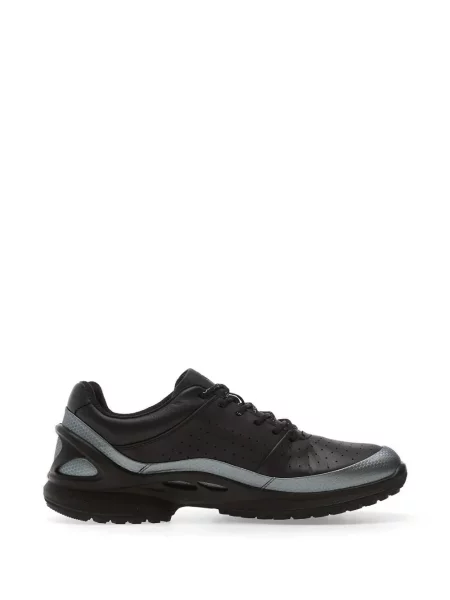 Sneakerși Ecco din piele negru