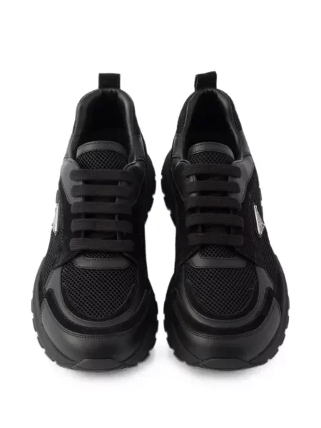 Sneakerși Prada din piele negru