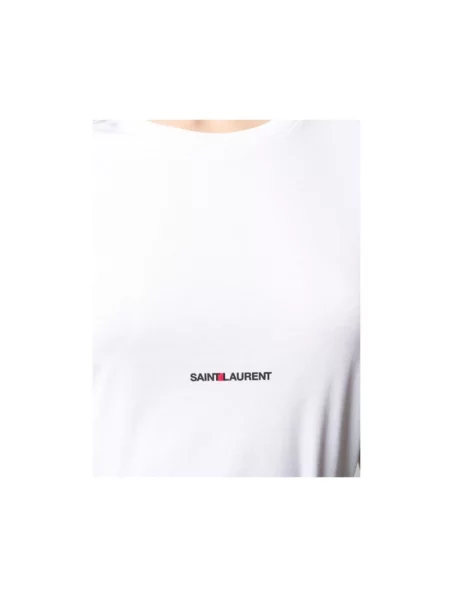 Koszulka Saint Laurent biała