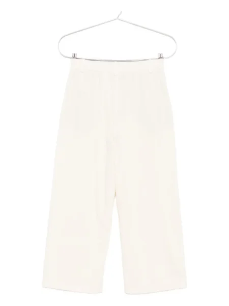 Pantaloni Alysi plisate alb