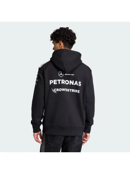 Mikina MERCEDES AMG PETRONAS FORMULA 1 TEAM DRIVER HOOD bílá
