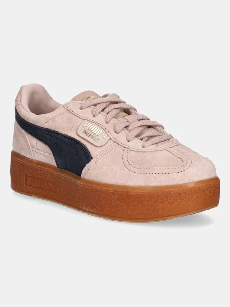 Puma sneakers din piele intoarsă Palermo Elevata Wns roz
