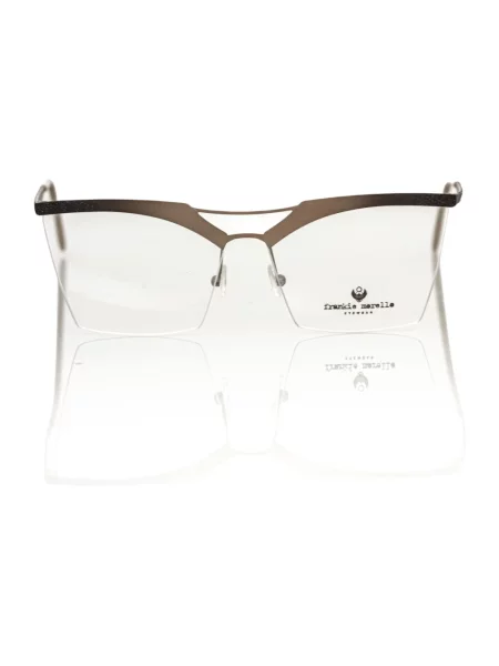 Okulary przeciwsłoneczne Frankie Morello eleganckie żółte