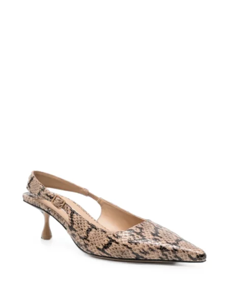 Pantofi cu toc Jimmy Choo slingback cu model piele de șarpe