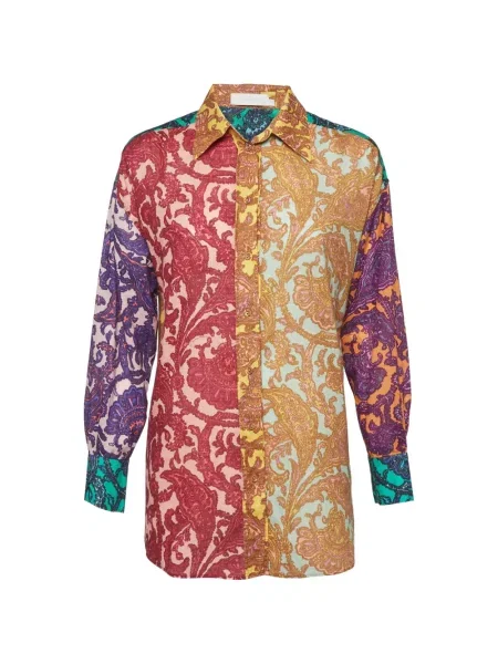 Cămașă Zimmermann cu imagine cu model paisley portocaliu
