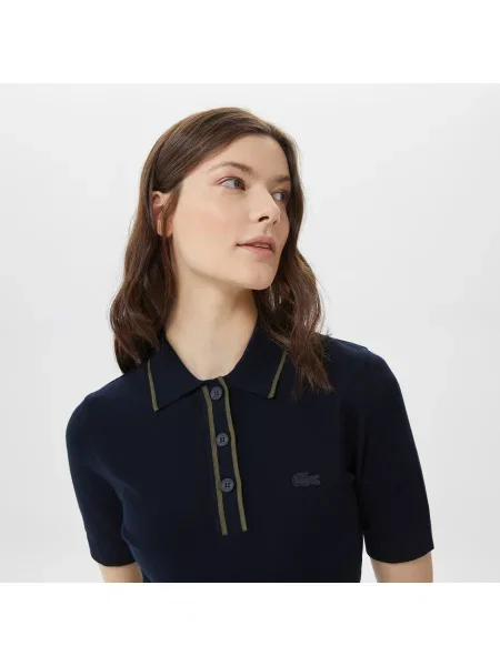 Lacoste Sukienki Lacoste granatowa