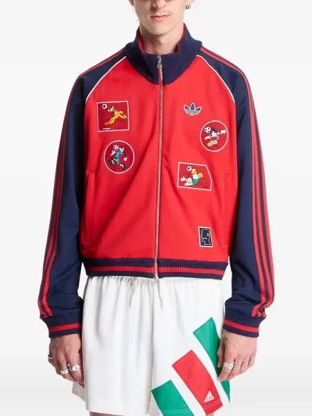 Džínsová bunda Adidas zelená