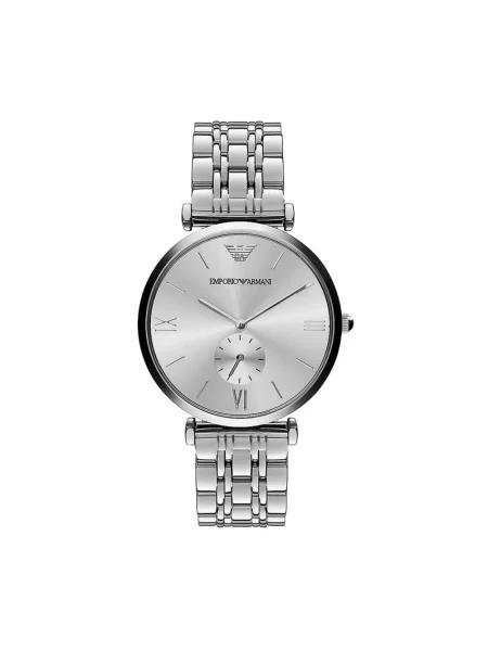 Emporio Armani zegarek srebrny szary