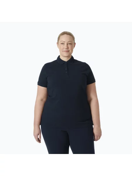 Koszulka polo Helly Hansen Crew Pique 2 Polo navy granatowe