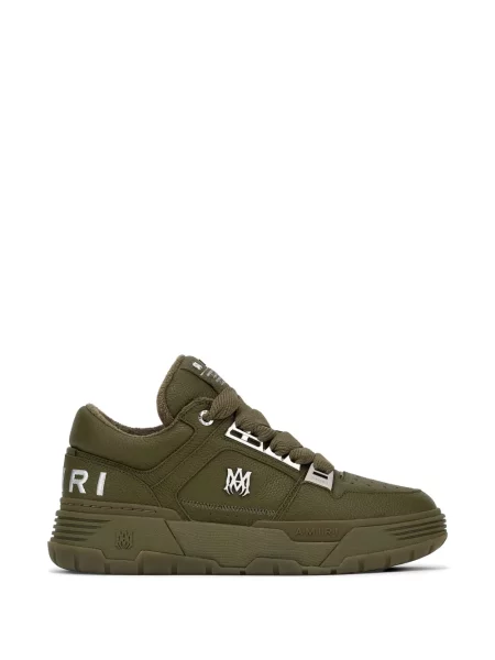 Sneakerși Amiri din piele verde