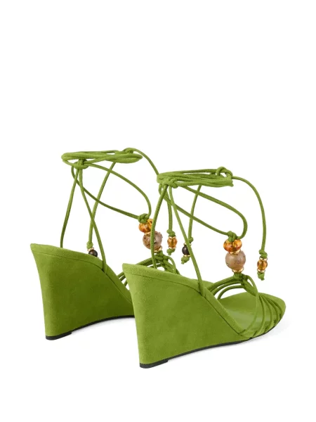 Sandale Jimmy Choo cu pană verde