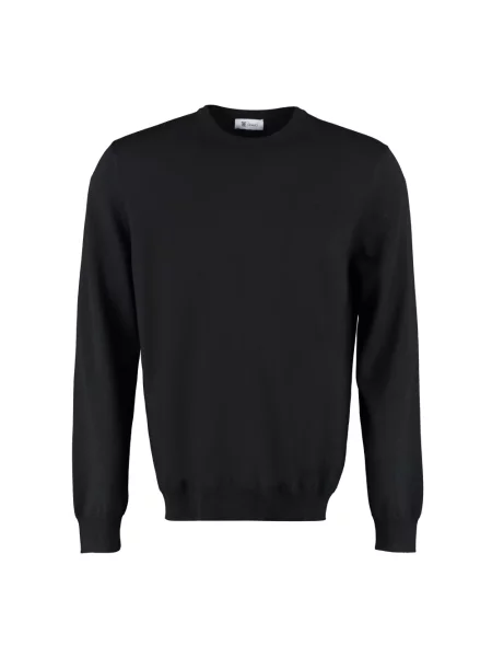 Sweter The (alphabet) wełniany czarny