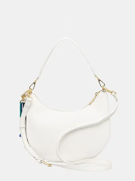 Torebka na ramię w skórzanym wyglądzie model RYTA' Valentino Bags biała