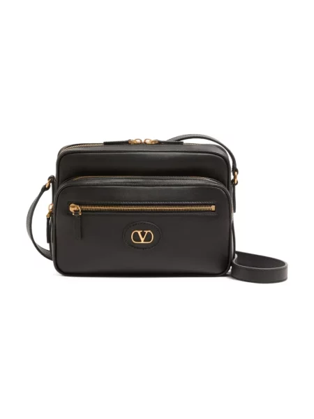 Torba crossbody Valentino Garavani skórzana czarna