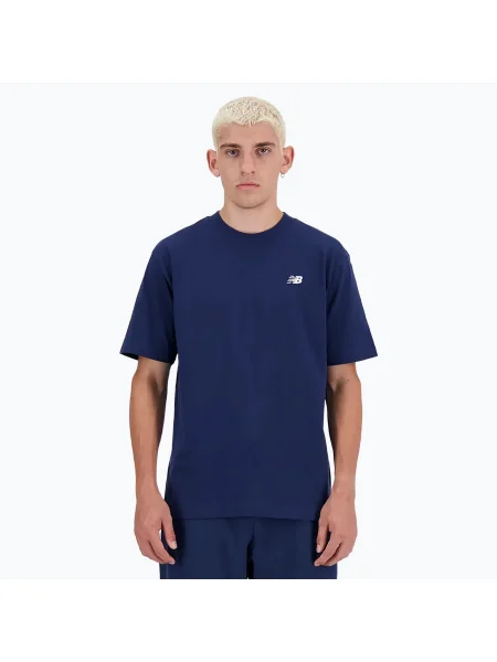Férfi New Balance Small Logo póló navy színű. Méret: S kék