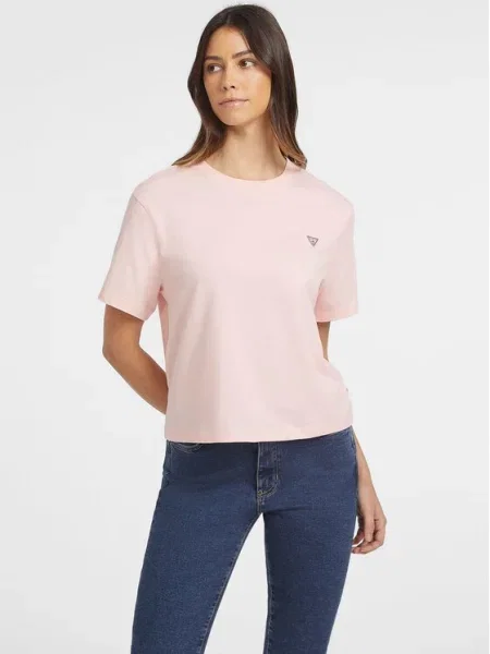 Klasické tričko Guess Jeans ružová