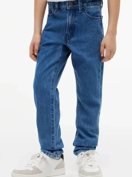 Tommy Hilfiger blugi straight pentru copii albastru