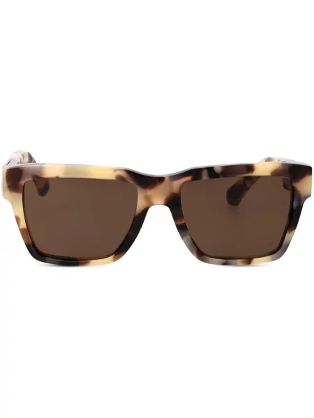 Ochelari de soare Dolce & Gabbana Eyewear cu imprimeu geometric maro