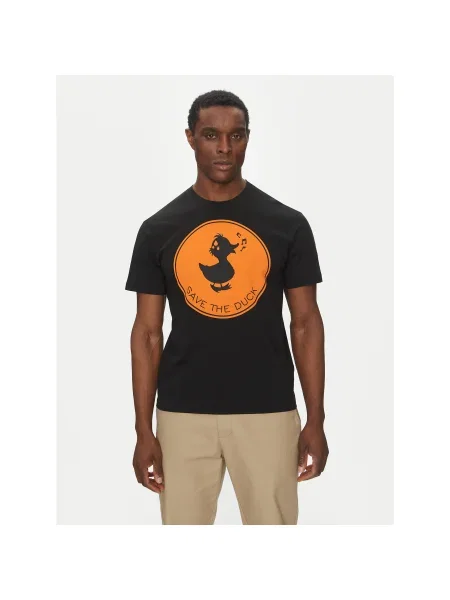 Save The Duck Póló Regular Fit fekete