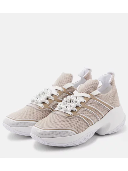 Sneakerși Roger Vivier cu platformă alergare gri