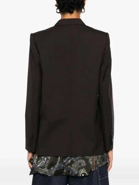 Sacou Sacai cu model paisley maro