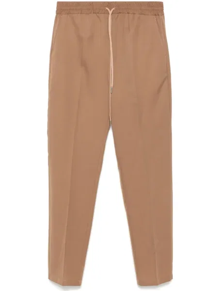 Keprové kalhoty Drôle De Monsieur hnědé