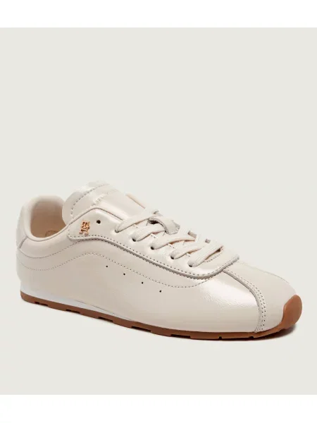 Tommy Hilfiger BELLA SNEAKER LEATHER sneakers pentru femei din piele bej