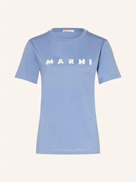 Marni T-Shirt blau niebieska