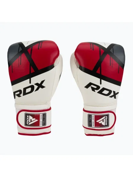 RDX боксови ръкавици червено и бяло