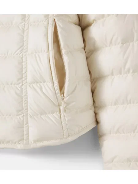 Pūkinė striukė Moncler Enfant balta