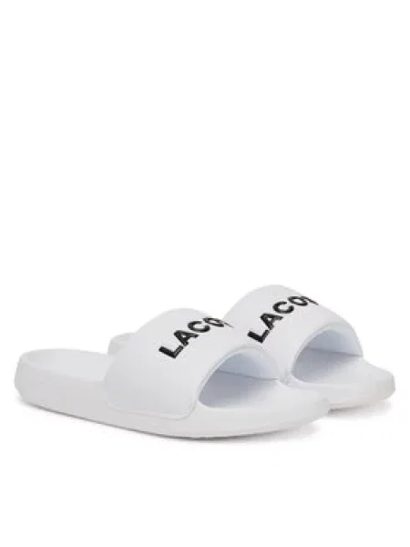 Pantofle Lacoste bílé